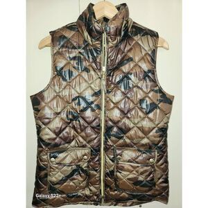 V19  Jason Maxwell Green and Brown Camo Vest, NWT